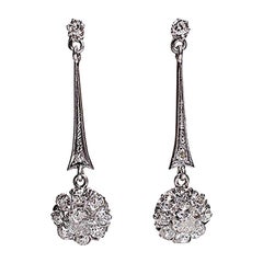 Amlé Real Tambourine Handmade And Handpainted Earrings For At Contemporary Handmade 18 Karat Gold 1 50 Carat Diamond Earrings