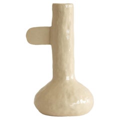 contemporary handmade ceramic candle holder RUPA 