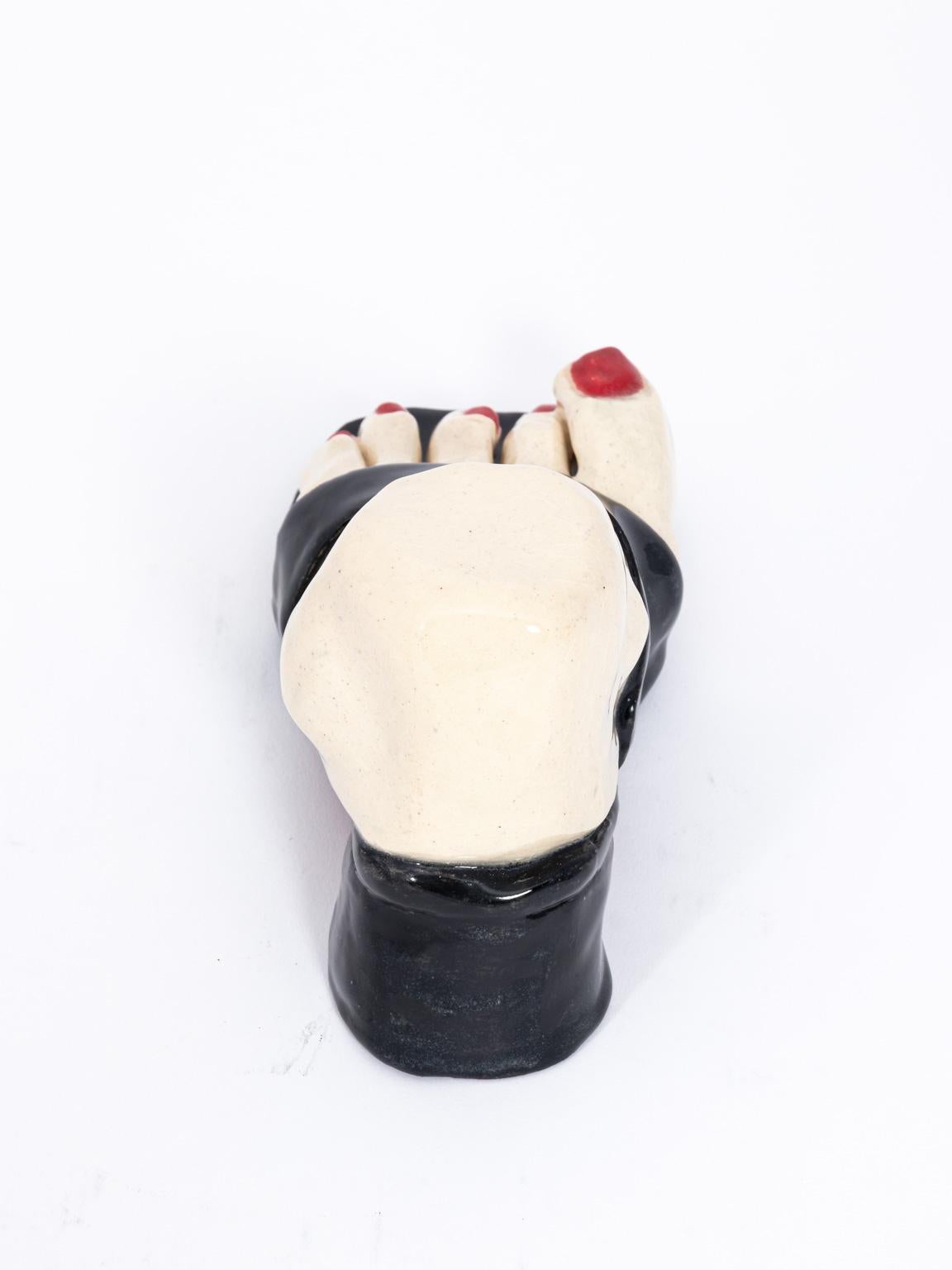 Contemporary Handmade Ceramic Foot For Sale 2