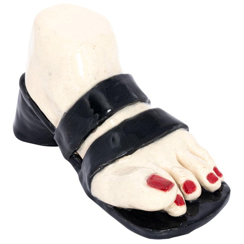Contemporary Handmade Ceramic Foot For Sale