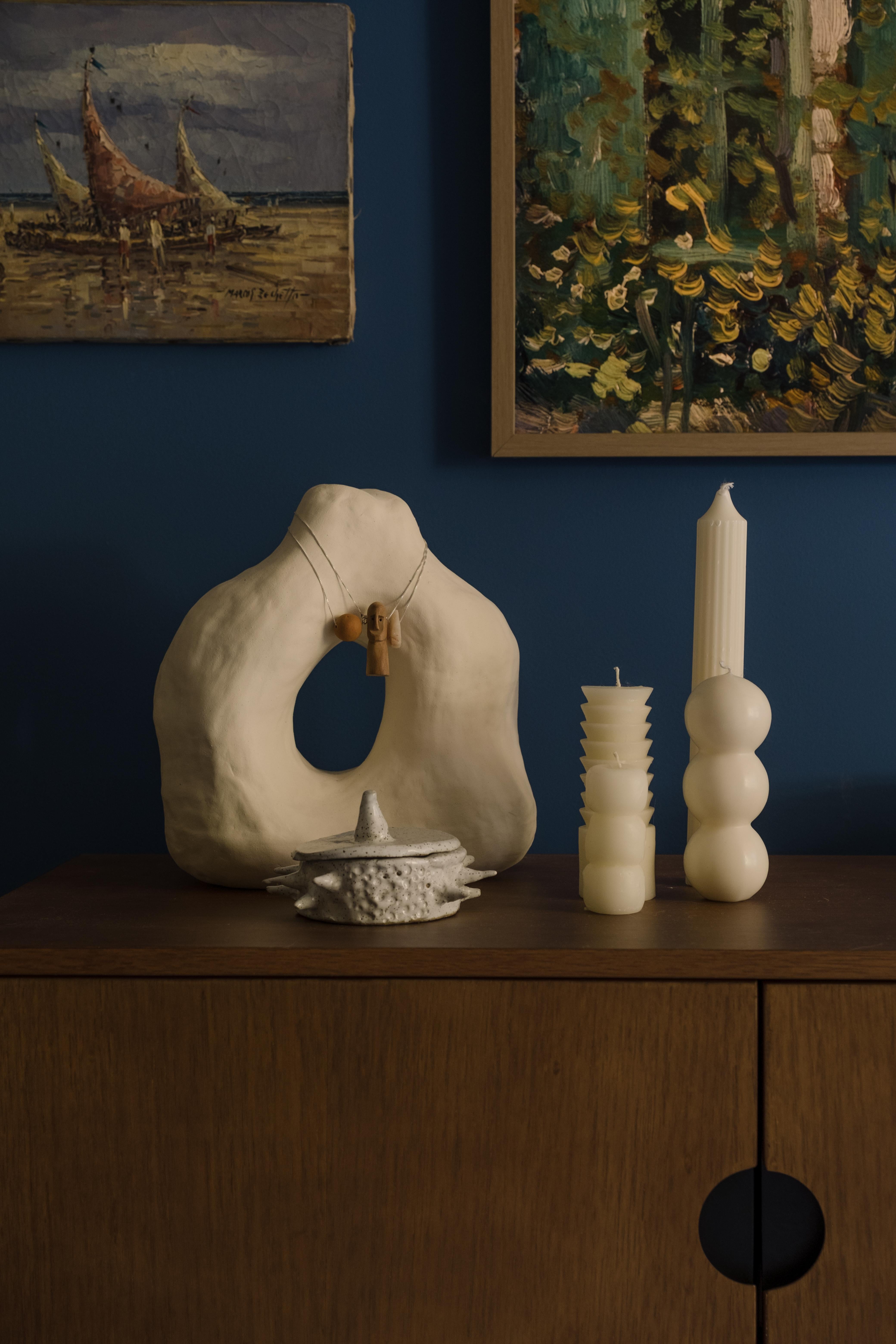 contemporary handmade ceramic sculpture RUPA N.2 For Sale 3