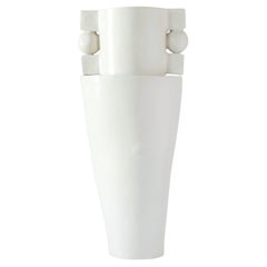 Contemporary Handmade Ceramic Vase in White