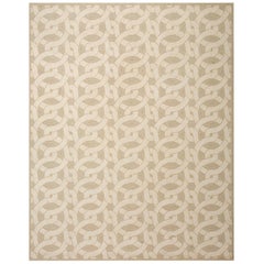 Contemporary Handmade Cotton Hooked Rug  ( 10' x 14' - 305 x 427 cm )