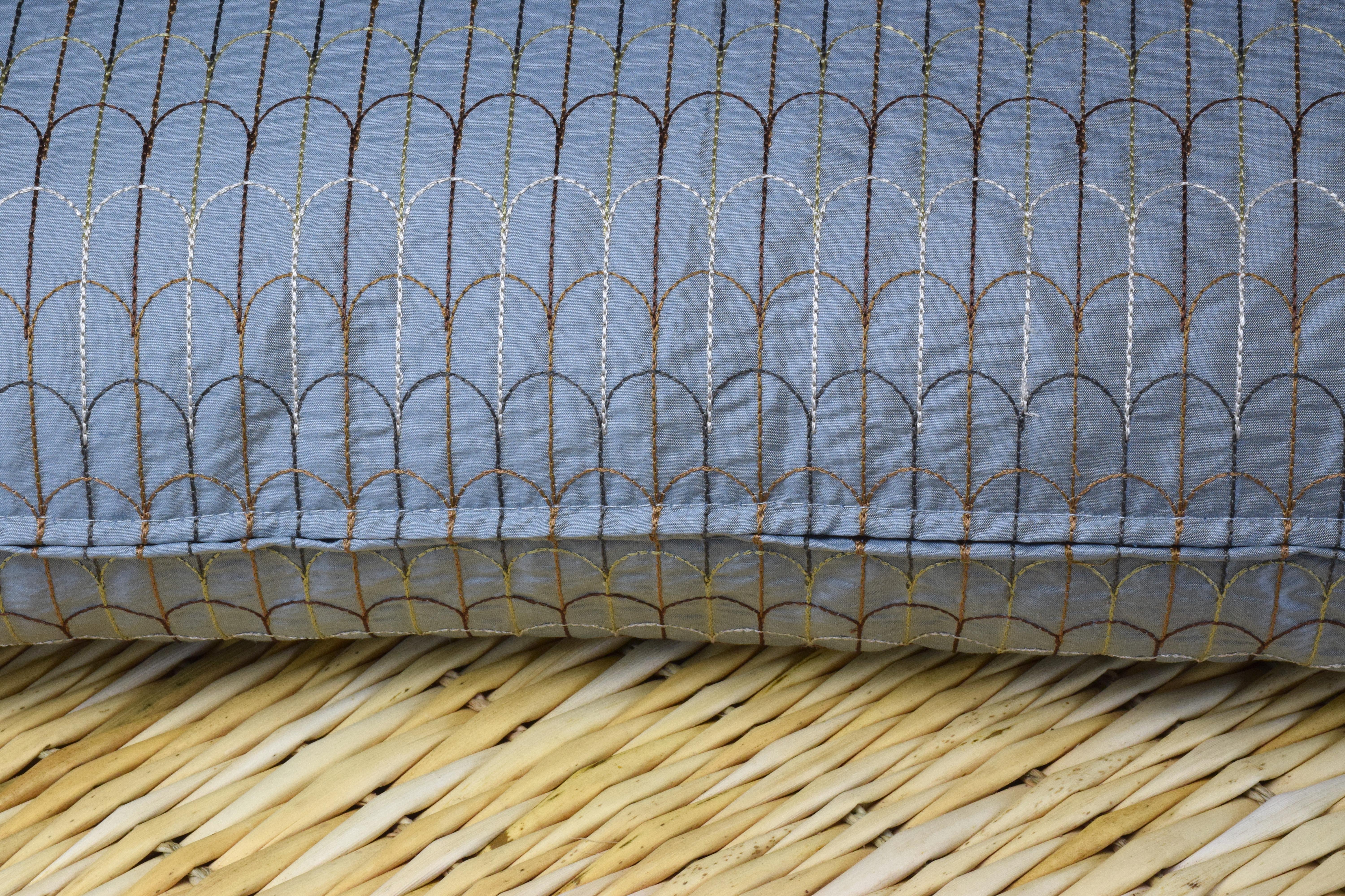 Contemporary Handmade Designer Silk Pillow In New Condition In Paris, FR