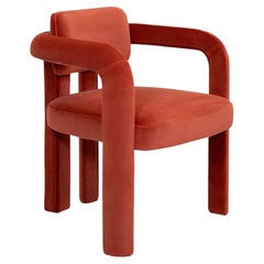 Contemporary sculptural handmade COM Double Arch dining chair by InsidherLand