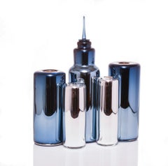 Contemporary Handmade Glass Vessels in Infinity Box - 5th Avenue, NYC