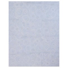Contemporary Handmade Hooked Rug von NECRugs ( 6' x 9' - 183 x 274 )