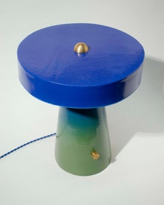 Contemporary, Handmade Horizon Gradient Ceramic Lamp by Streicher Goods