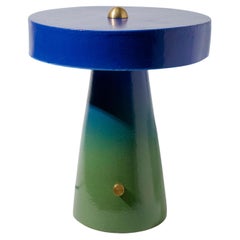 Lampada contemporanea in ceramica Horizon Gradient fatta a mano di Streicher Goods