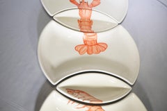 Contemporary Handmade Lobster Puzzle Serving Plates