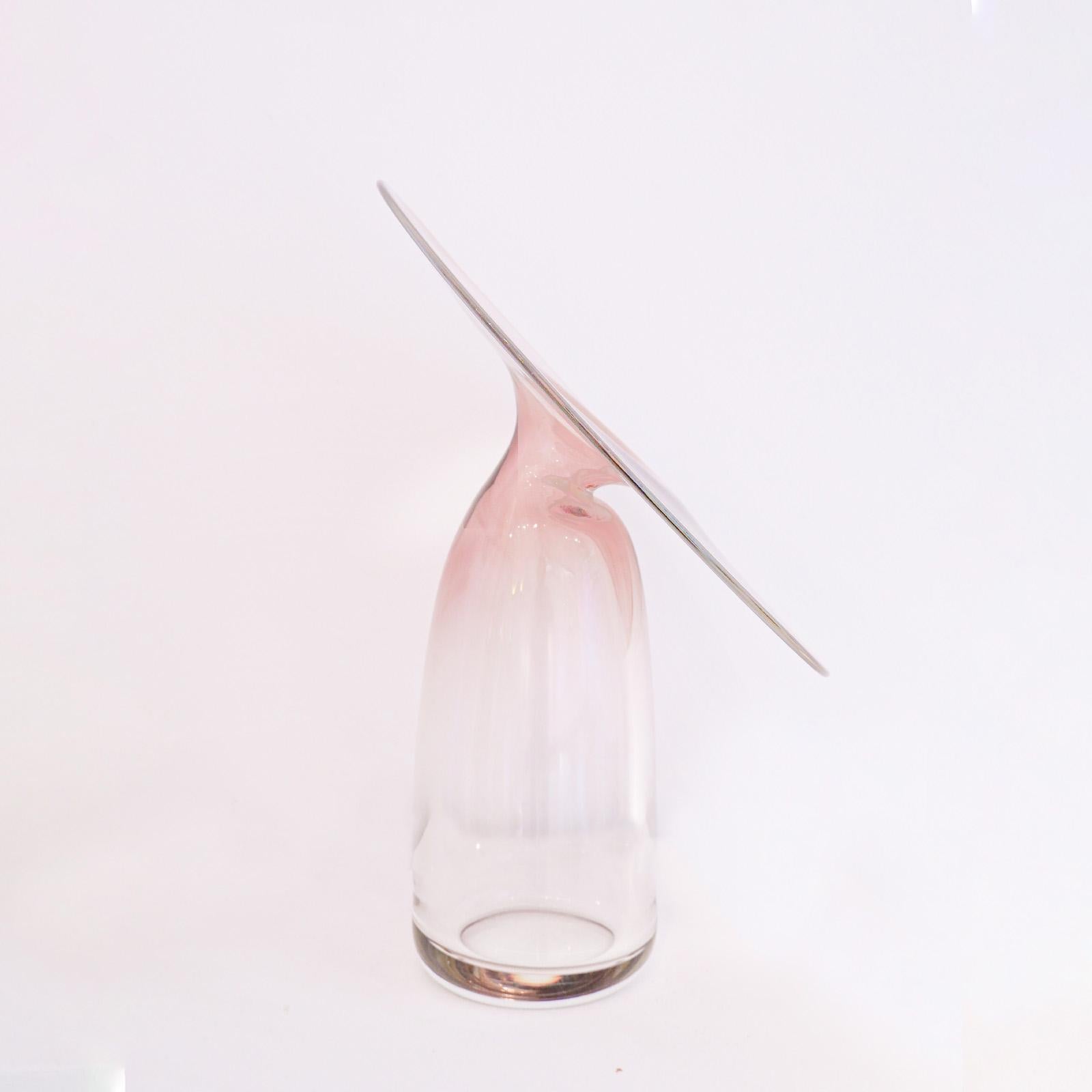 Vase contemporain en verre moulé de Murano Aurys fait à la main par Atelier Oi Neuf - En vente à Milan, IT