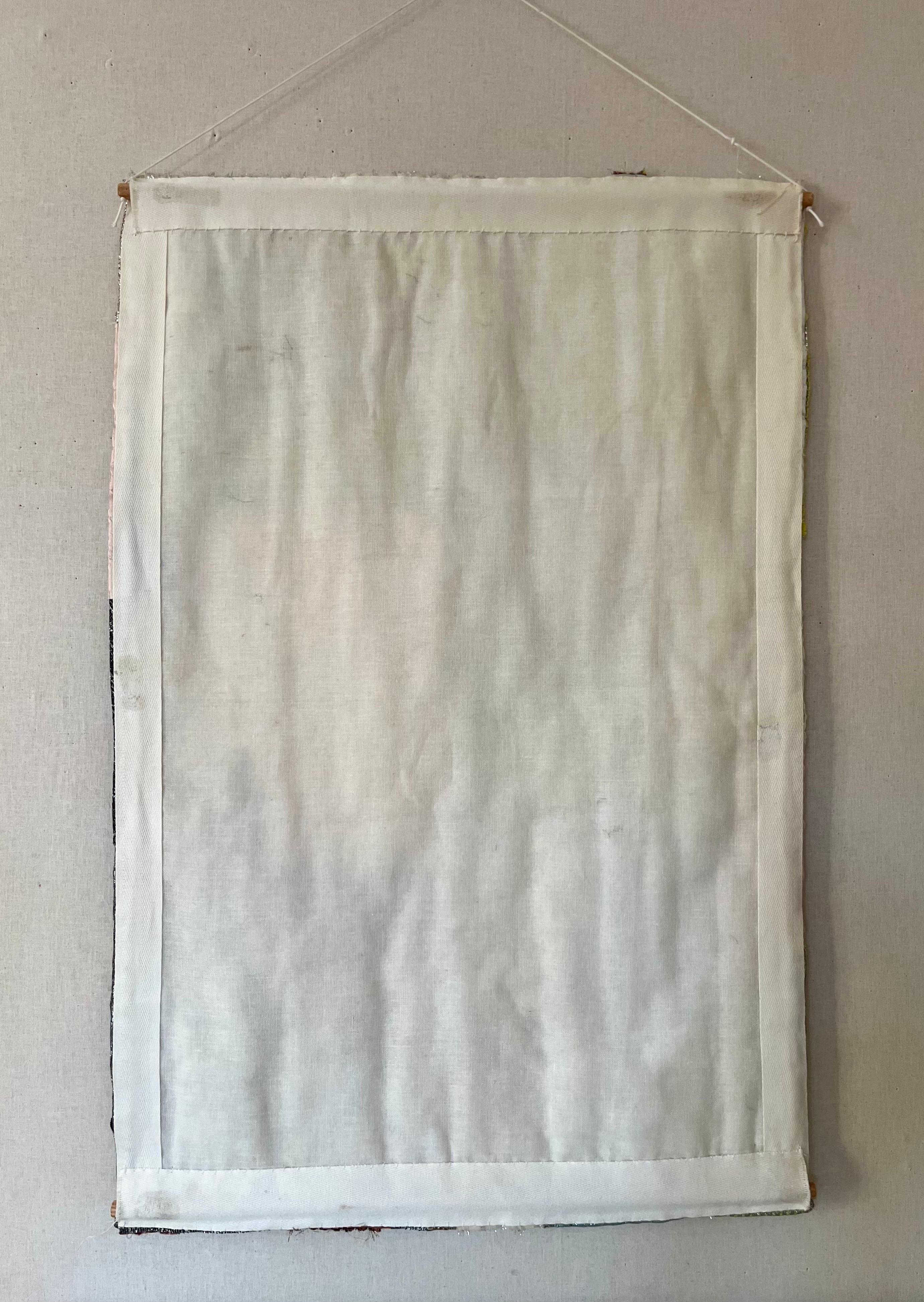 Patchwork textile contemporain fait à la main par l'artiste danoise Tilde Grynnerup en vente 5