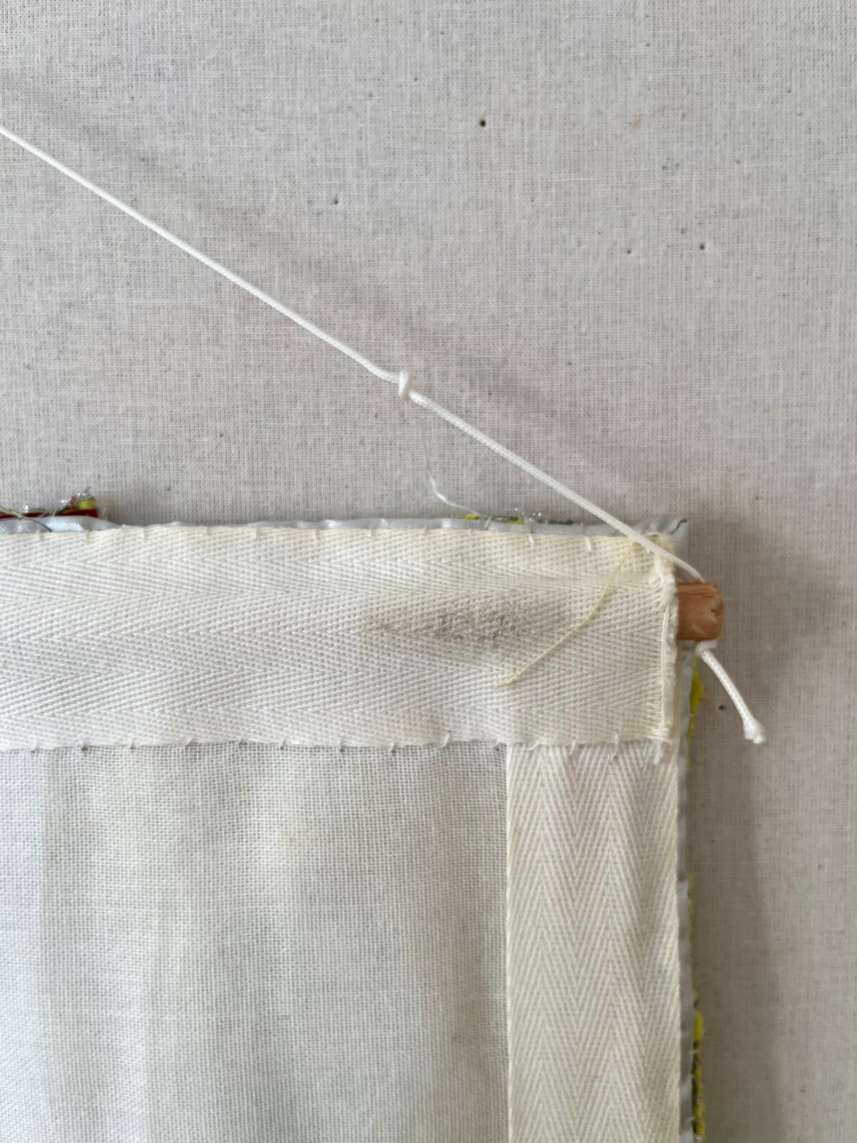 Patchwork textile contemporain fait à la main par l'artiste danoise Tilde Grynnerup en vente 6