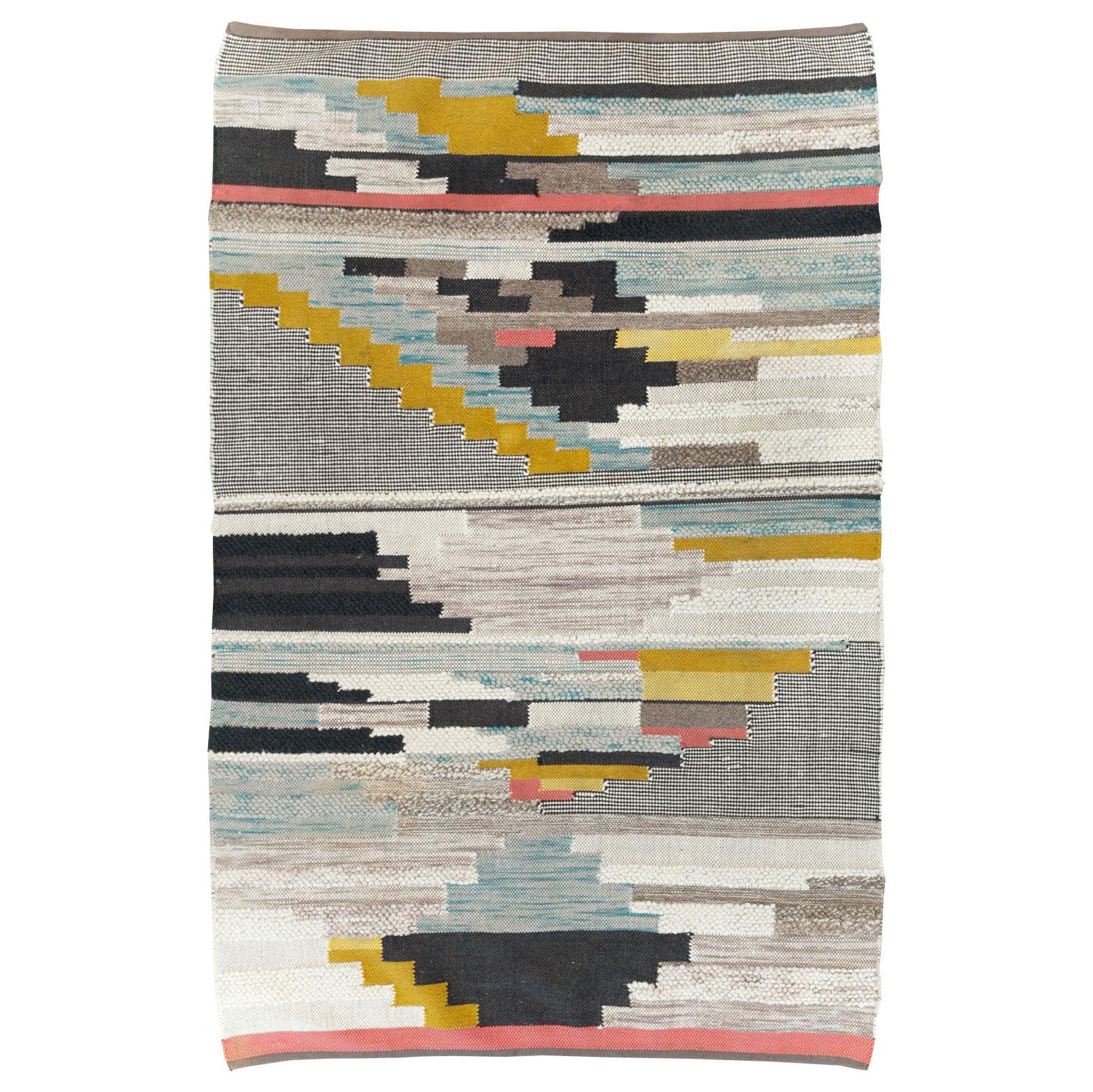 Tapis persan contemporain Kilim à tissage plat fait à la main en vente