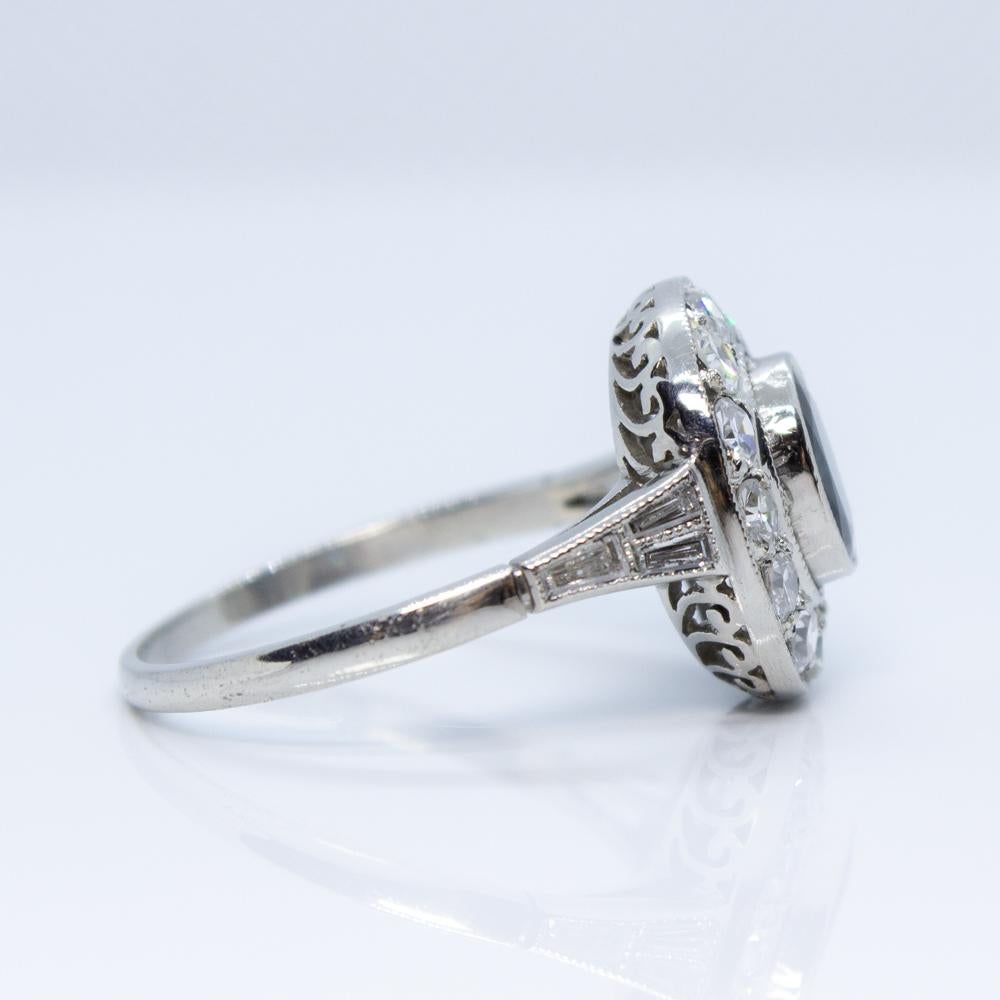 sapphire ring modern