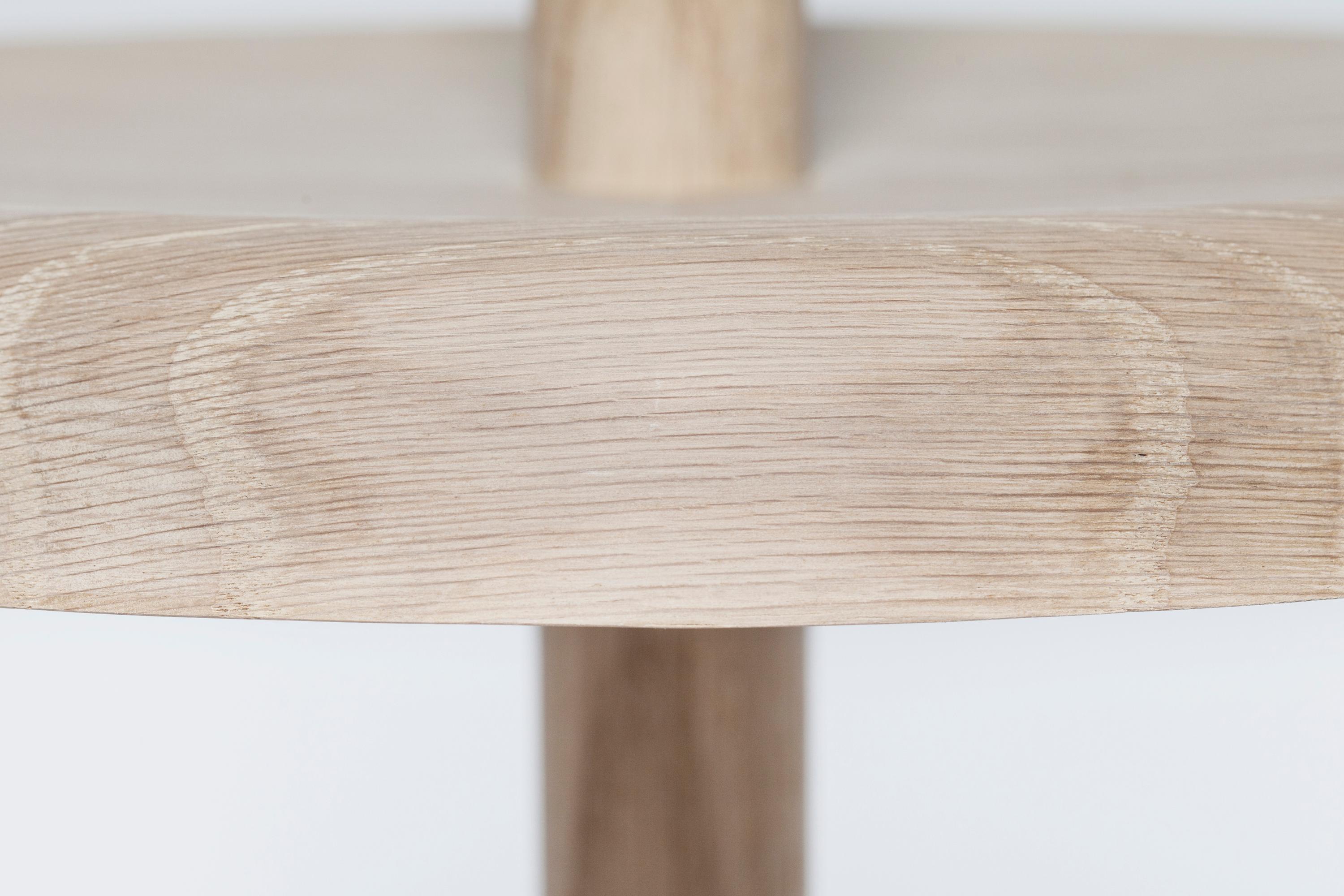 Contemporary Handmade Scandinavian Side Table or Stool 