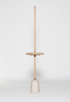 Zeitgenössischer handgefertigter skandinavischer Beistelltisch oder Hocker ""Objekte des Gebrauchs"" #3