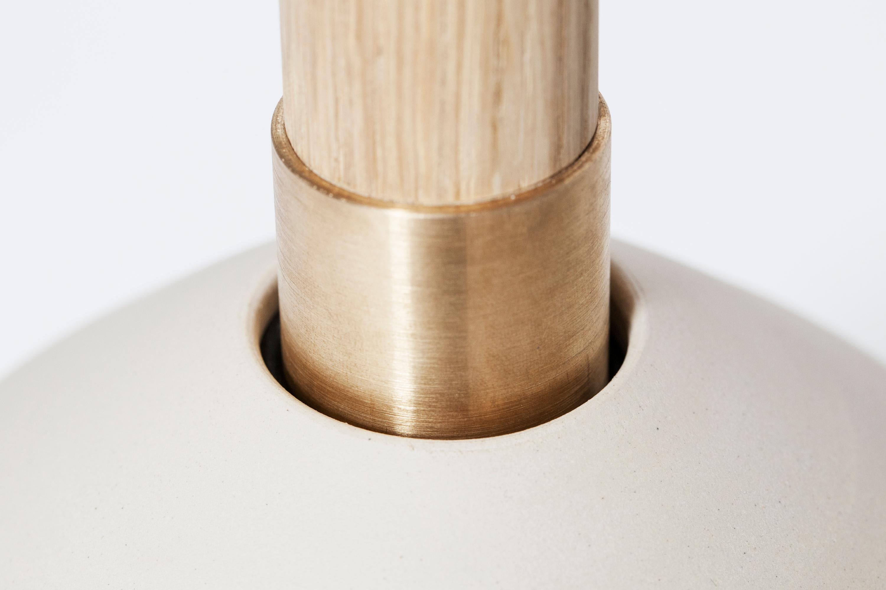 Minimalist Contemporary Handmade Scandinavian Side Table or Stool 