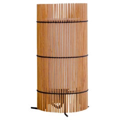 Contemporary, Handmade Table lamp, Bamboo Cherry, by Mediterranean Objects