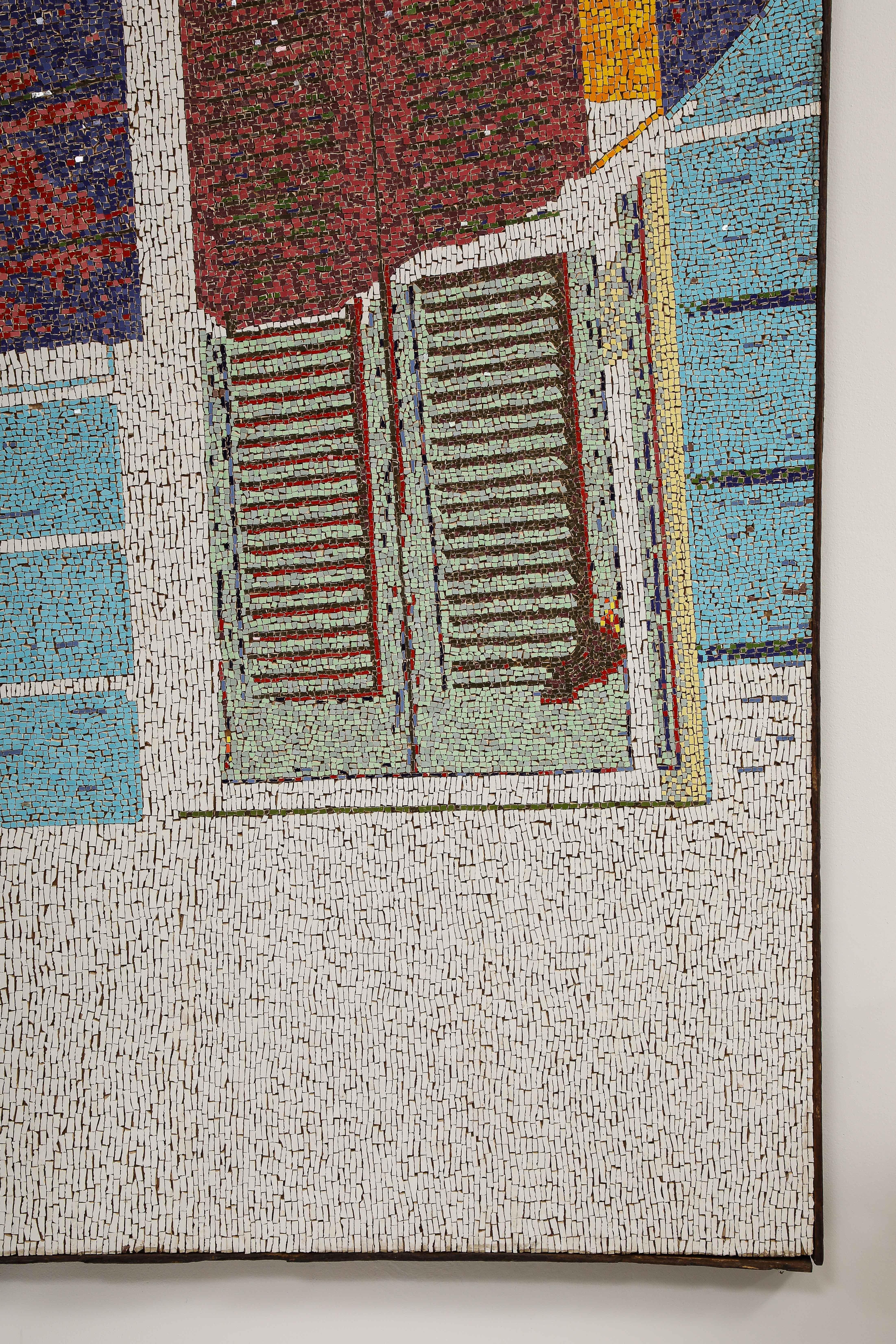 Contemporary Handmade Tile Mosaic der brasilianischen Künstlerin Katharina Welper, 2015 im Angebot 7