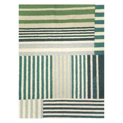 Contemporary Handmade Turkish Flatweave Kilim Accent Rug