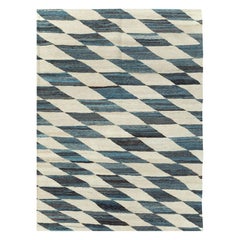 Contemporary Handmade Turkish Flatweave Kilim Room Size Carpet
