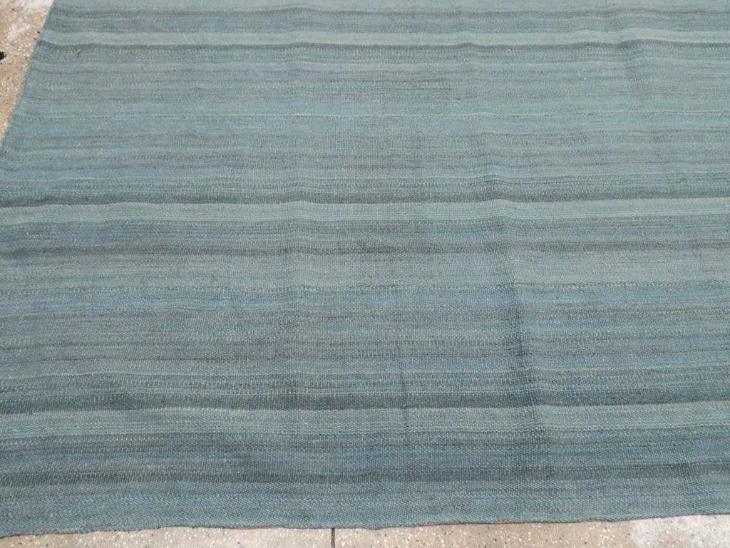 Contemporary Handmade Turkish Flatweave Kilim Room Size Carpet In New Condition For Sale In New York, NY