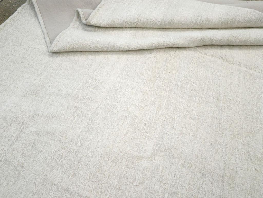 Contemporary Handmade Turkish Flatweave Kilim Room Size Carpet 3
