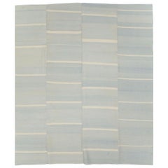 Contemporary Handmade Turkish Flatweave Kilim Room Size Carpet
