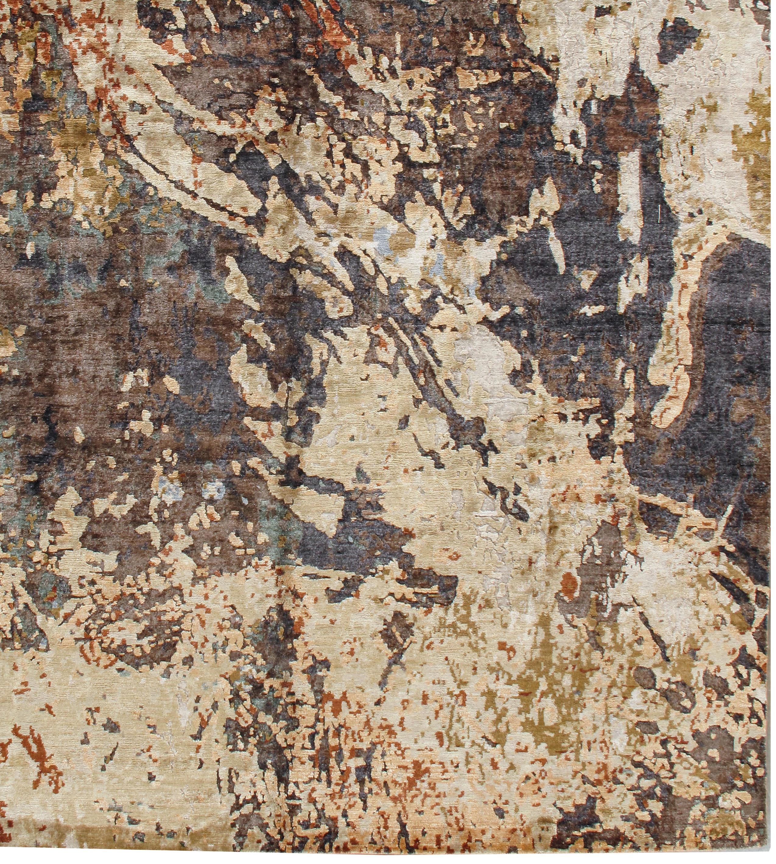 Lana Tappeto contemporaneo tessuto a mano  7'10 x 9'9 in vendita