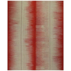 Vintage Contemporary Handwoven Flat-Weave Persian Kilim Rug