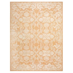 Tapis contemporain tissé à la main à l'aiguille et à armure plate  9' 0" x 12' 0