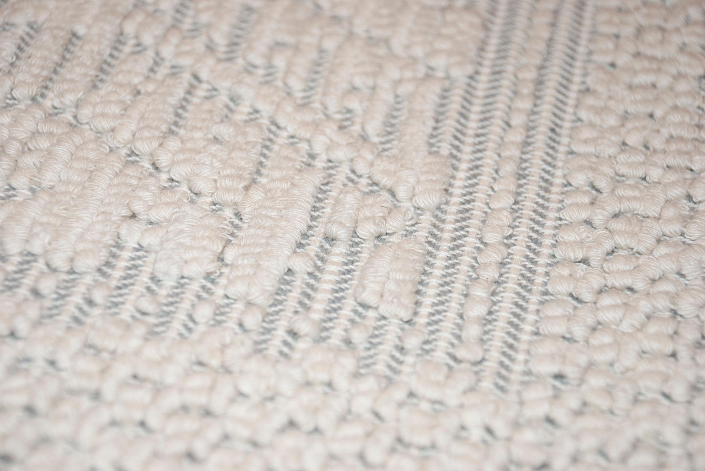 Contemporary Handwoven Sardinian Carpet
Sardinia Italy
50% Linen, 50% Cotton .