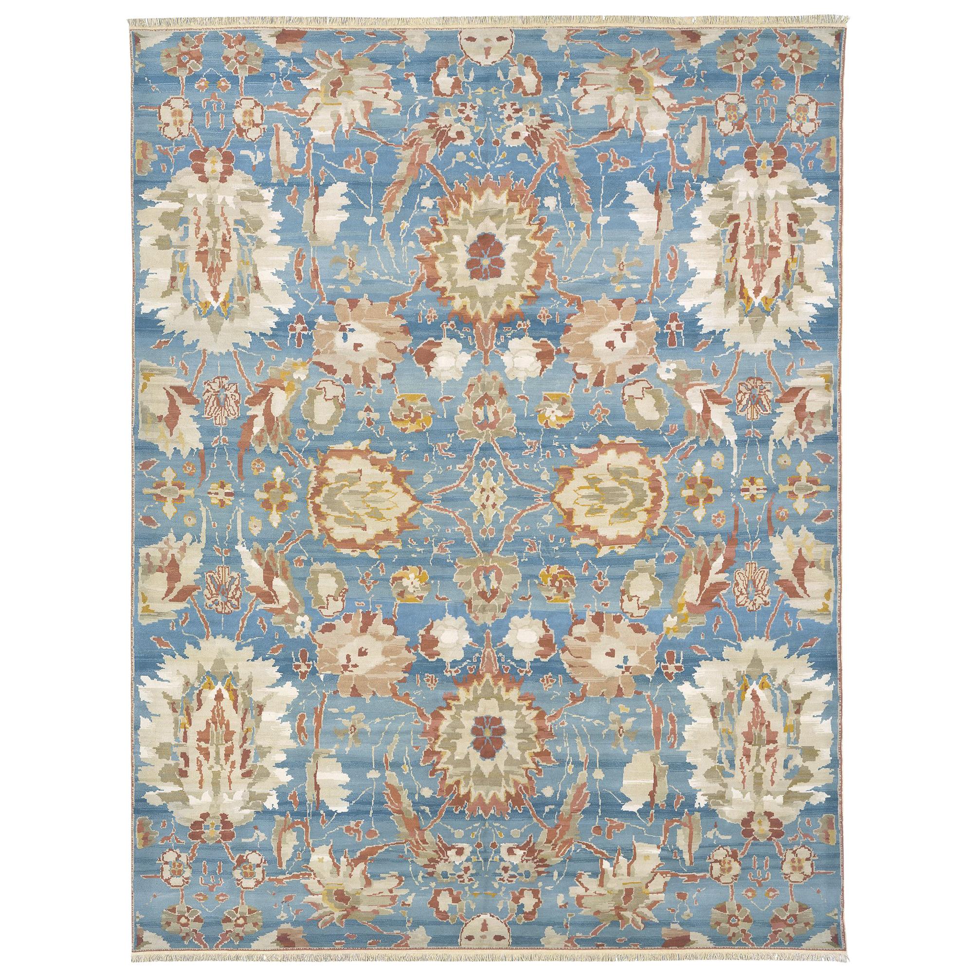 Tapis contemporain "Sky" tissé à la main