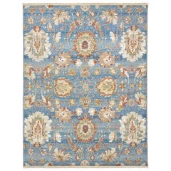 Tapis contemporain "Sky" tissé à la main
