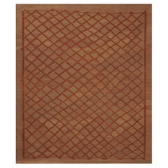 Contemporary Handwoven Wool Kilim Rug