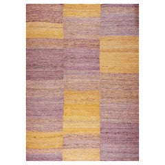 Tappeto contemporaneo tessuto a mano in lana Shaker Style a trama piatta (8'9 "x12' - 267x366)