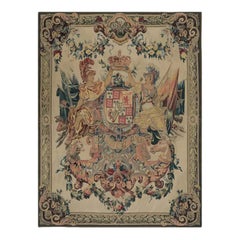 Handwoven Wool Tapestry by Daniel Marot - Baroque Design