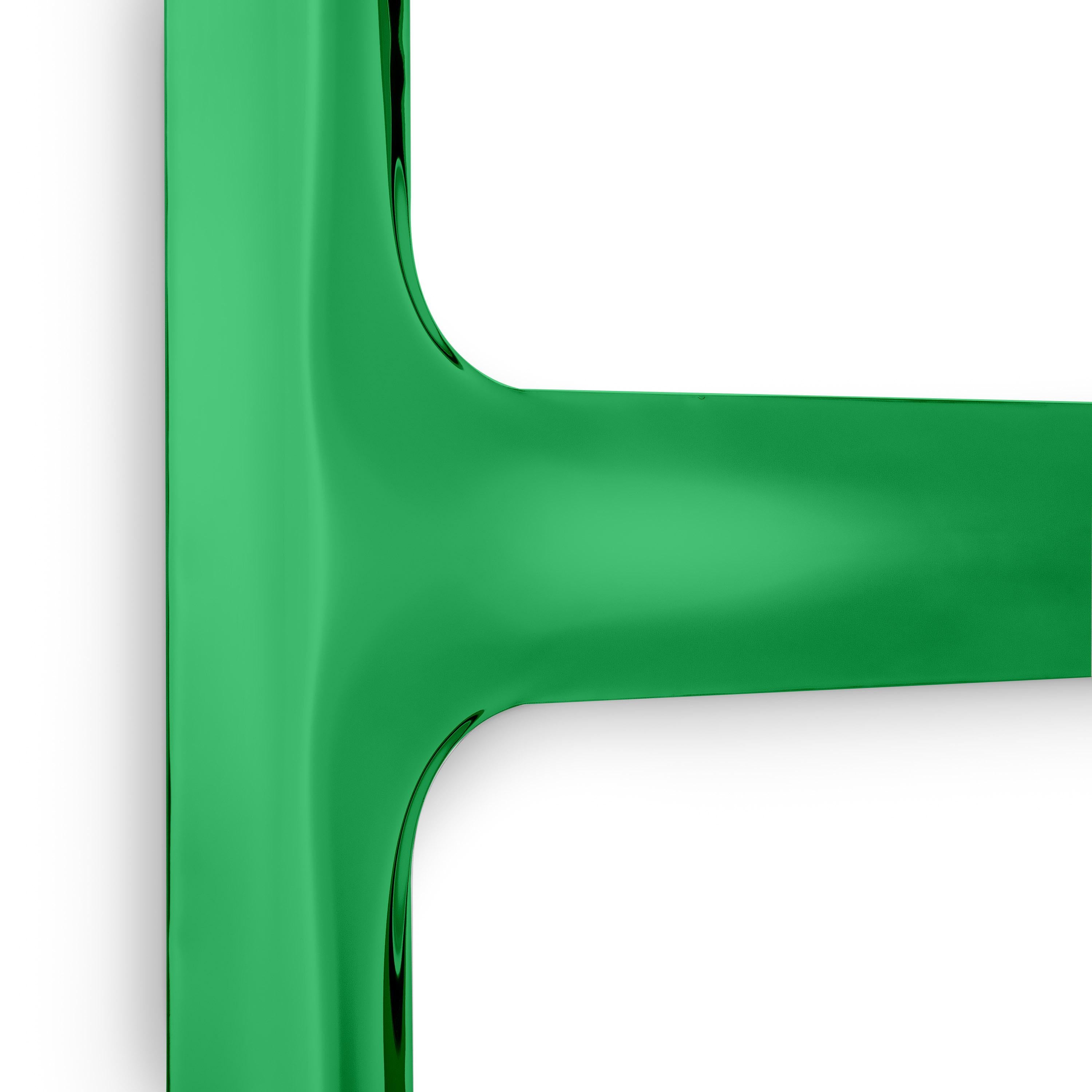 Polish Contemporary Hanger 'Drab', Gradient Collection, Emerald, by Zieta For Sale
