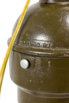 Contemporary Hanging Industrial Metal and Glass Light Fixture