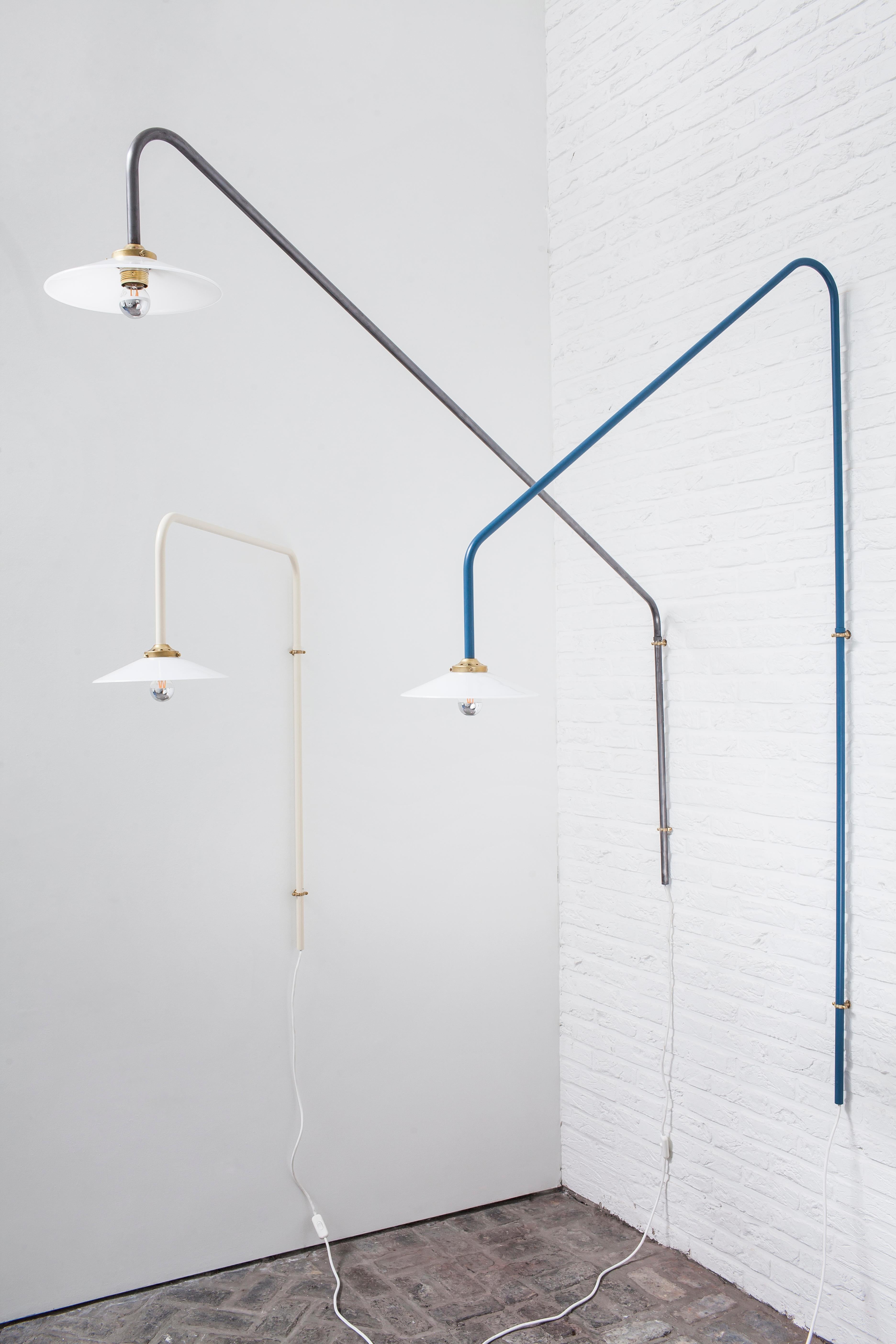 Contemporary Hanging Lamp N°1 by Muller Van Severen x Valerie Objects, Blue For Sale 2