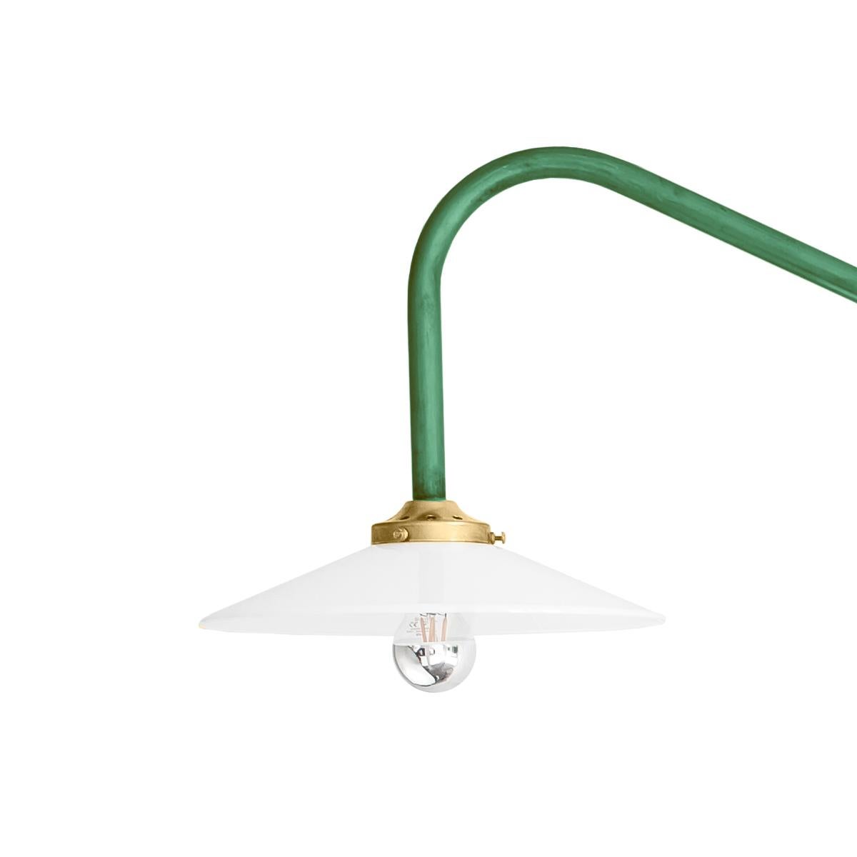 Organic Modern Contemporary Hanging Lamp N°1 by Muller Van Severen x Valerie Objects, Green For Sale