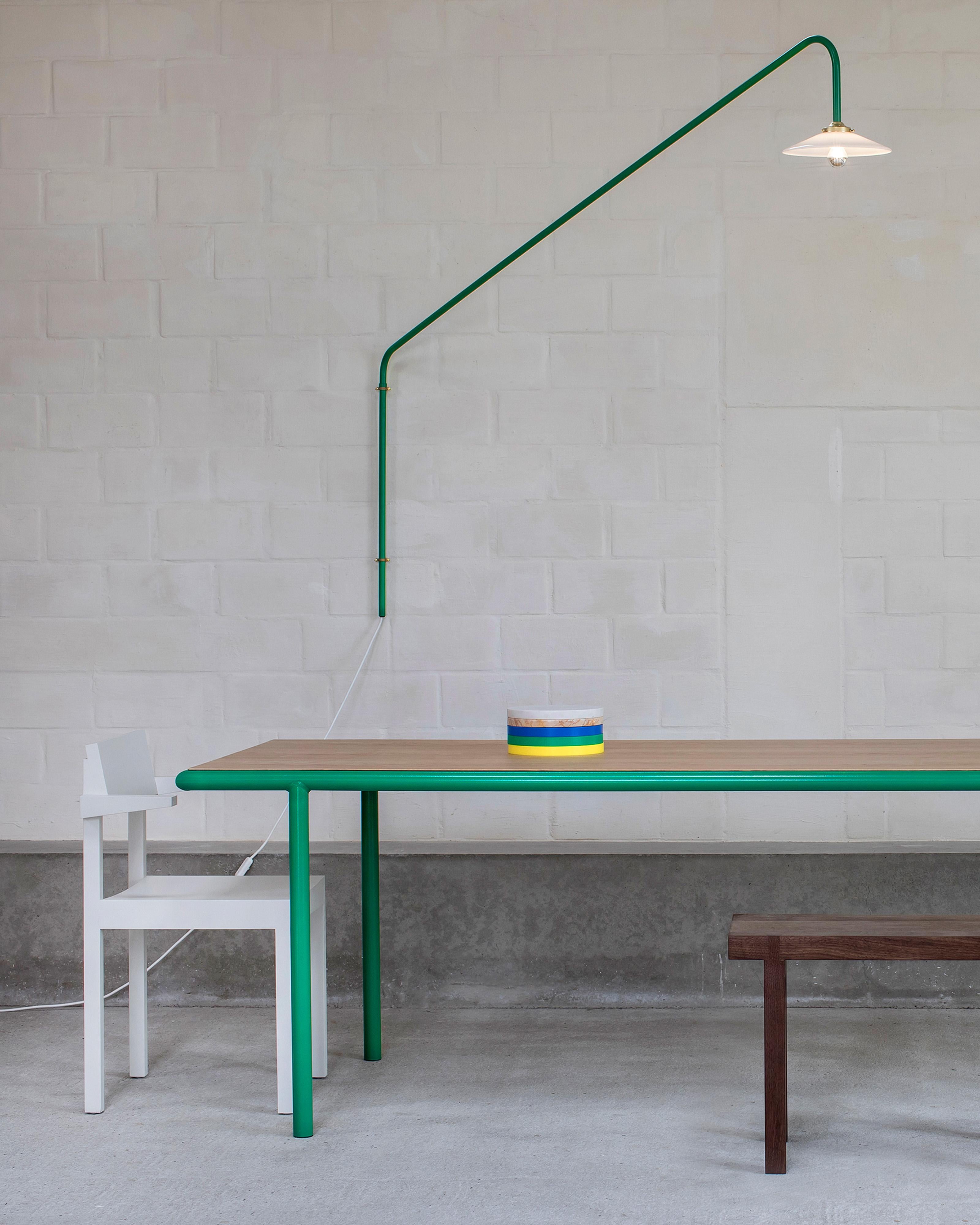Contemporary Hanging Lamp N°1 by Muller Van Severen x Valerie Objects, Green For Sale 1