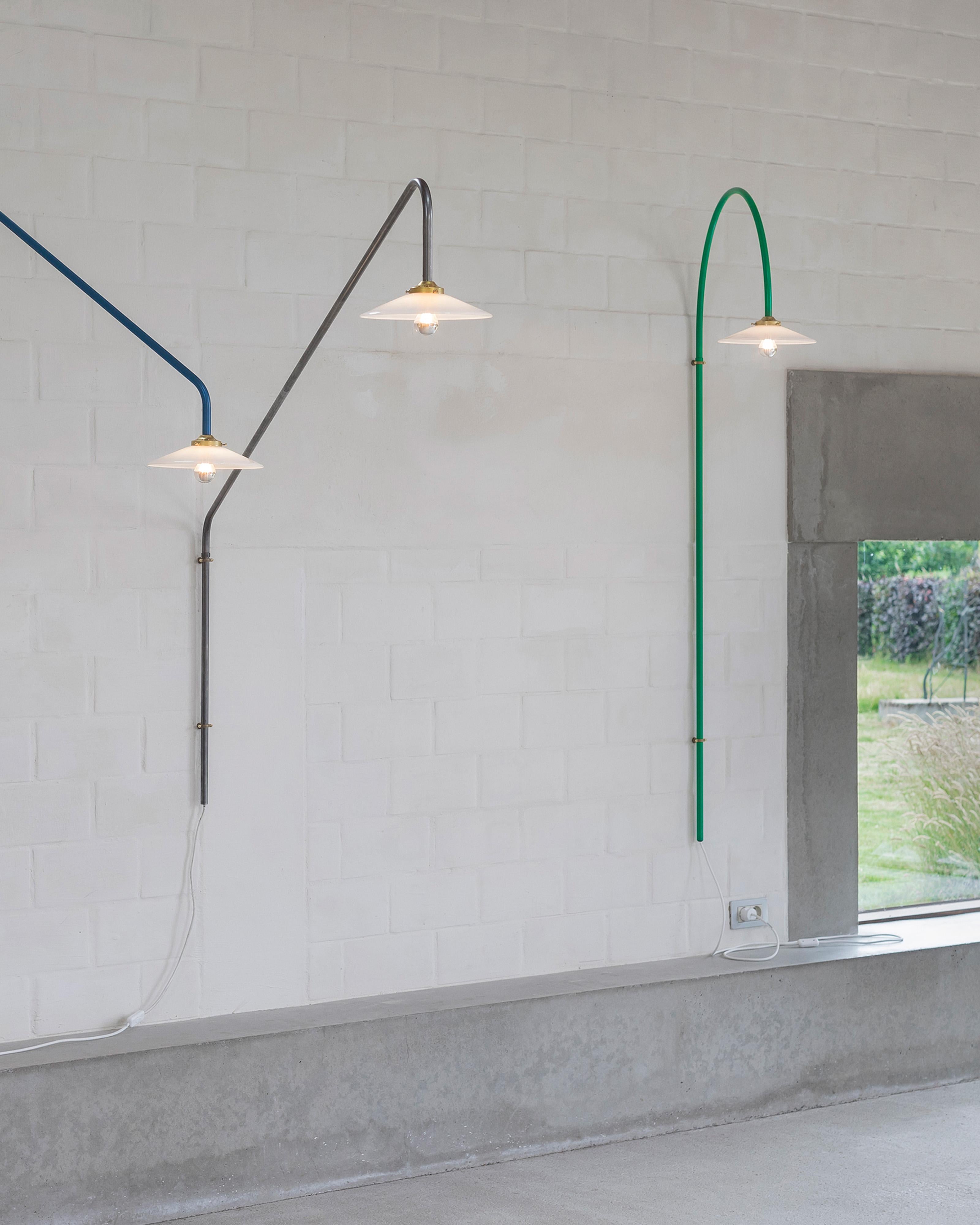 Contemporary Hanging Lamp N°1 by Muller Van Severen x Valerie Objects, Green For Sale 2