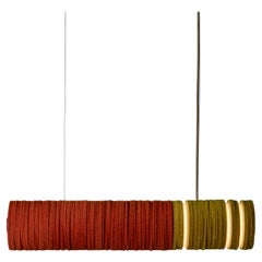 Contemporary Hanging Light in Felt, Sarah Coleman in Stackabl, Canada, 2022