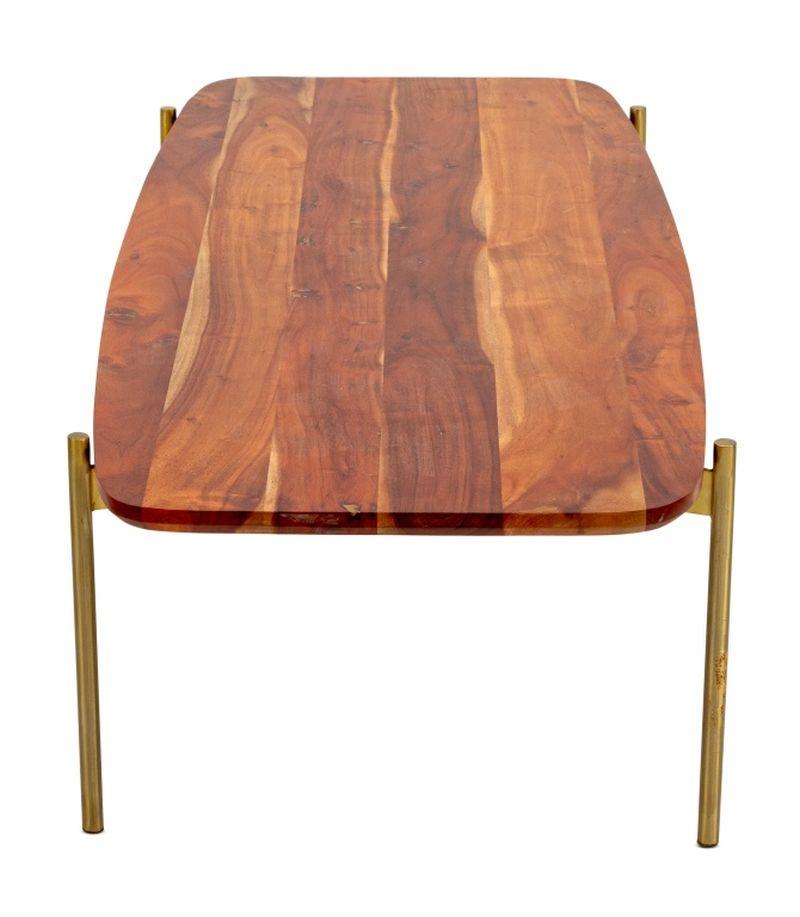 Table basse contemporaine en bois dur Bon état - En vente à Astoria, NY