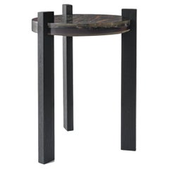 Mesa de centro contemporánea de madera termorreactiva de Kim Mesches