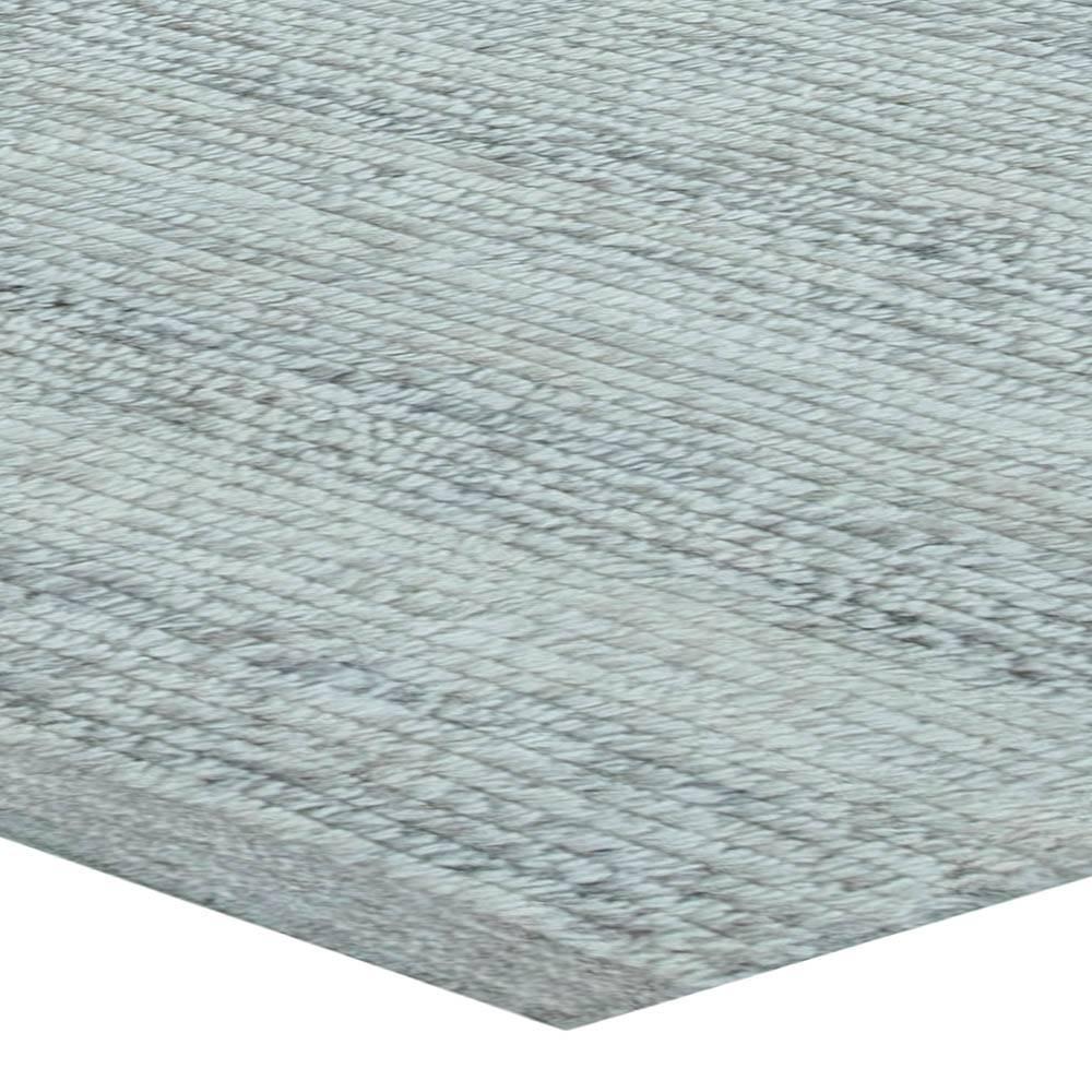 XXI secolo e contemporaneo Tappeto contemporaneo a trama piatta grigio Heathered di Doris Leslie Blau in vendita