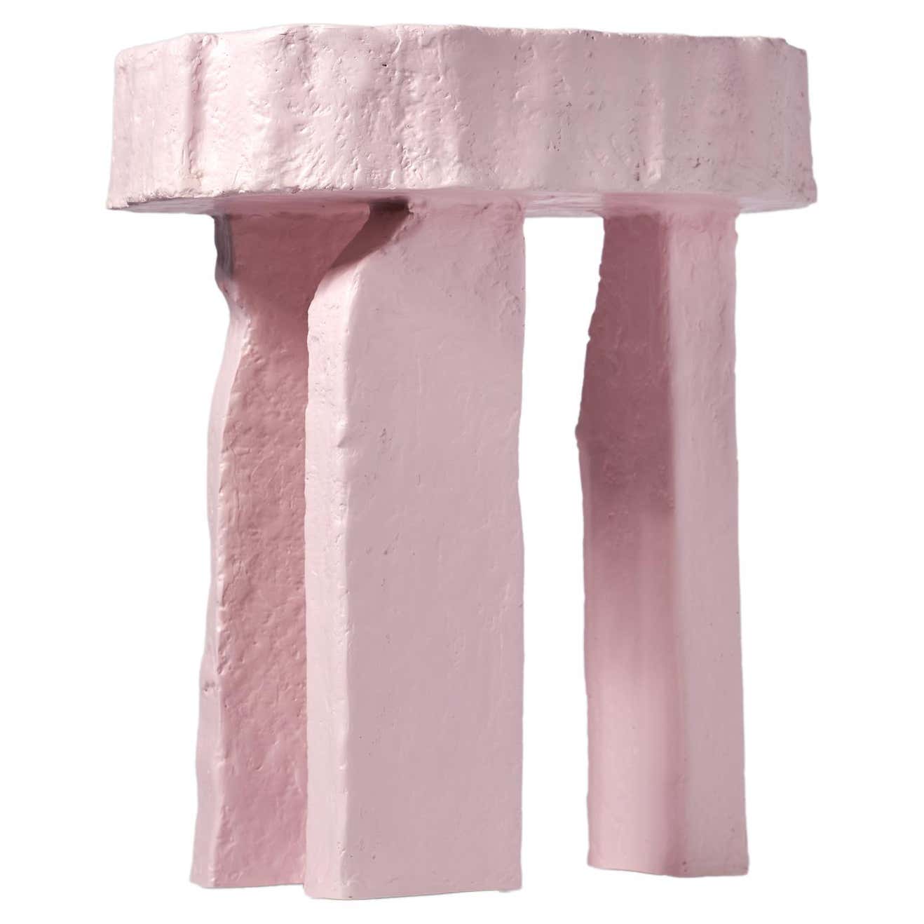 Contemporary Heavy Side Table in textured resin and Duco For Sale at ...