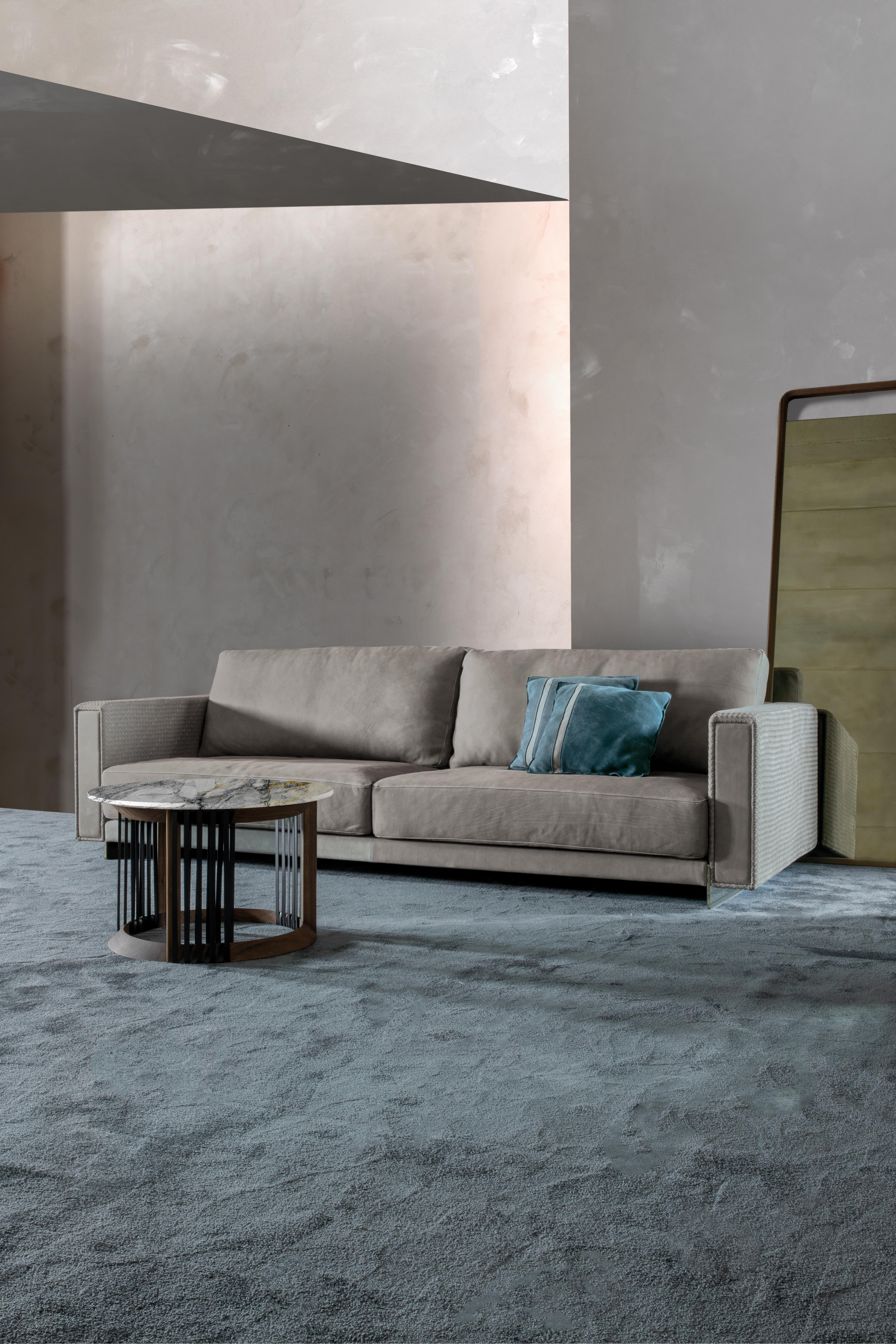 Sofá contemporáneo Hector Slim de 2 plazas by Castello Lagravinese Moderno en venta
